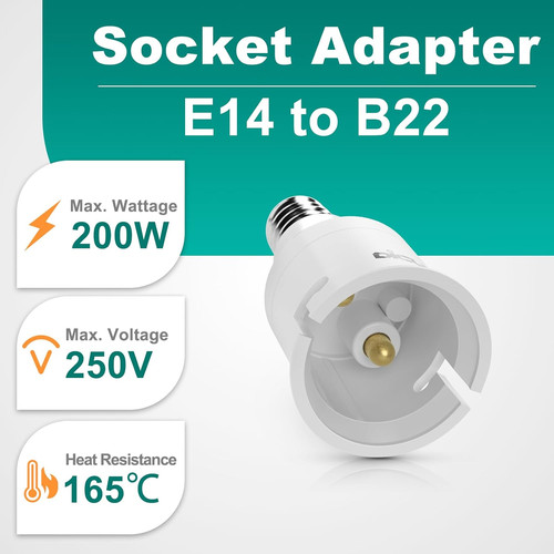 E14 b22 socket converter - to,