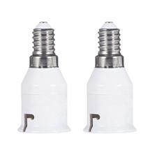 2 PCS E14 to B22 Adapter, E14