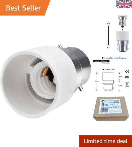 Compact b22 e14 converter - e14,