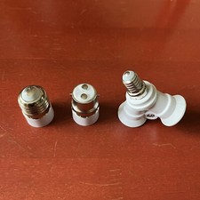 3pc Light Bulb Adapter Set