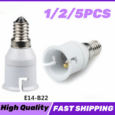 1/2/5PCS E14 to B22 Lamp