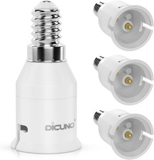 E14 to B22 Socket Converter